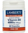 LAMBERTS VITAMIN D 4000IU 30 CAPS