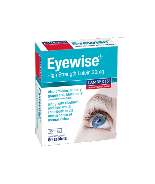 LAMBERTS EYEWISE HIGH STRENGTH LUTEIN 20mg 60TABS