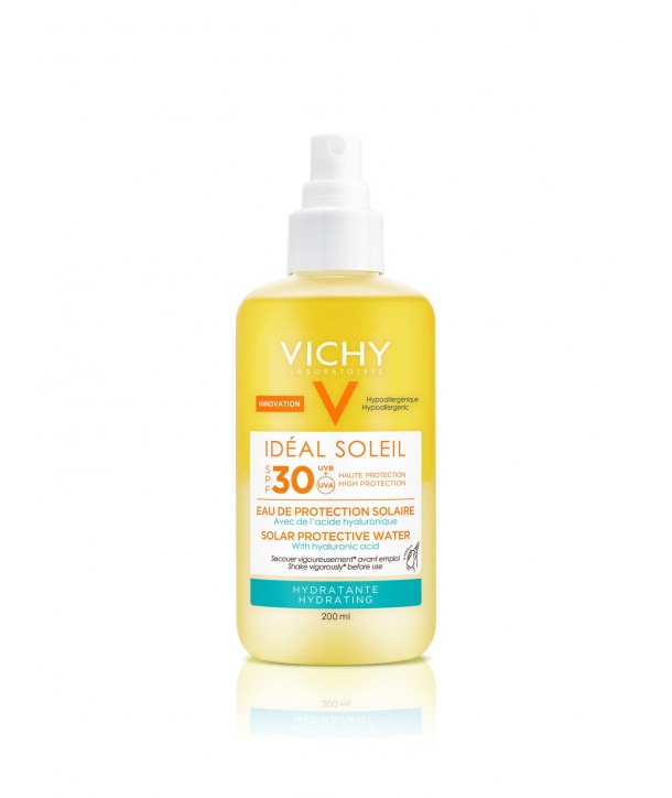 VICHY IDEAL SOLEIL SOLAR PROTECTIVE WATER ΑΝΤΗΛΙΑΚΟ ΝΕΡΟ ΠΡΟΣΤΑΣΙΑΣ & ΕΝΥΔΑΤΩΣΗΣ SPF30 200ml