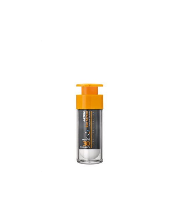 FREZYDERM ACTIVE SUN SCREEN FACE FOUNDATION MAKE UP SPF30 30ml