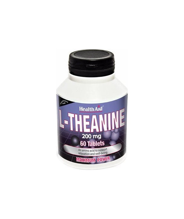 HEALTH AID L-THEANINE 200mg 60Tabs