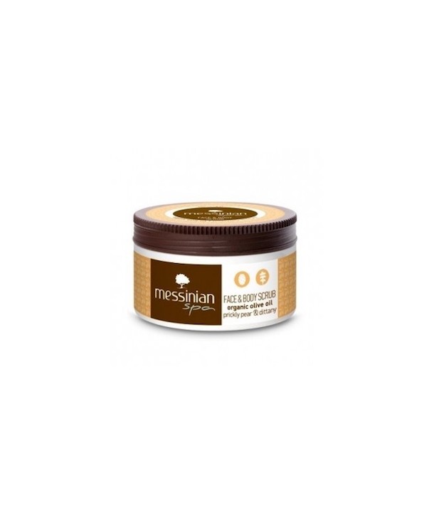 MESSINIAN SPA FACE & BODY SCRUB PRICKLY PEAR & DITTANY 250ml