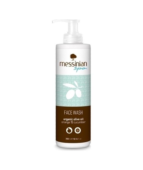 MESSINIAN SPA FACE WASH FOR EVERYDAY USE ORANGE & CUCUMBER 300ml