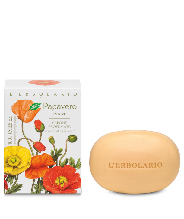 L'ERBOLARIO PAPAVERO SOAVE SAPONE PROFUMATO (ΑΡΩΜΑΤΙΚΟ ΣΑΠΟΥΝΙ) 100gr