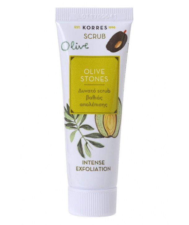 KORRES SCRUB OLIVE STONES INTENSE EXFOLIATION 18ml