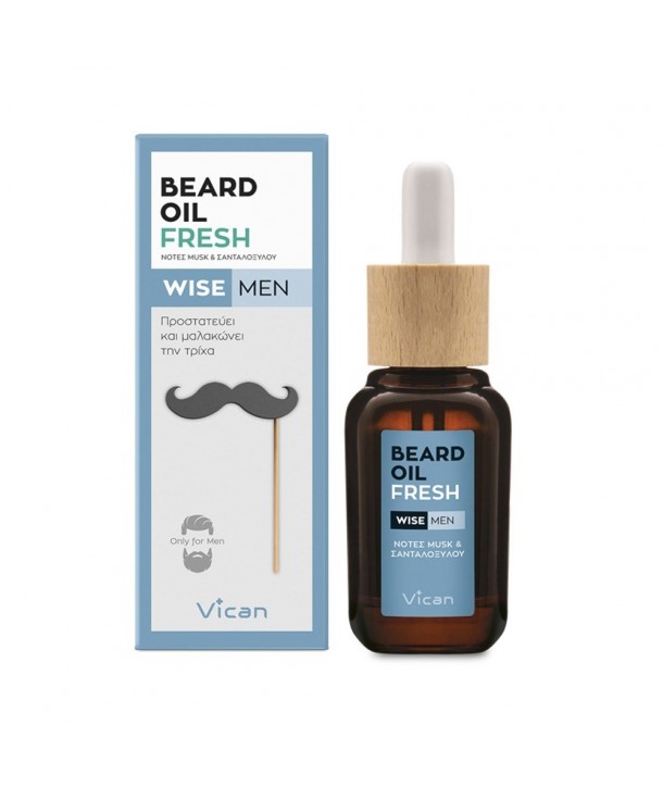 VICAN WISE MEN - BEARD OIL FRESH 30ML