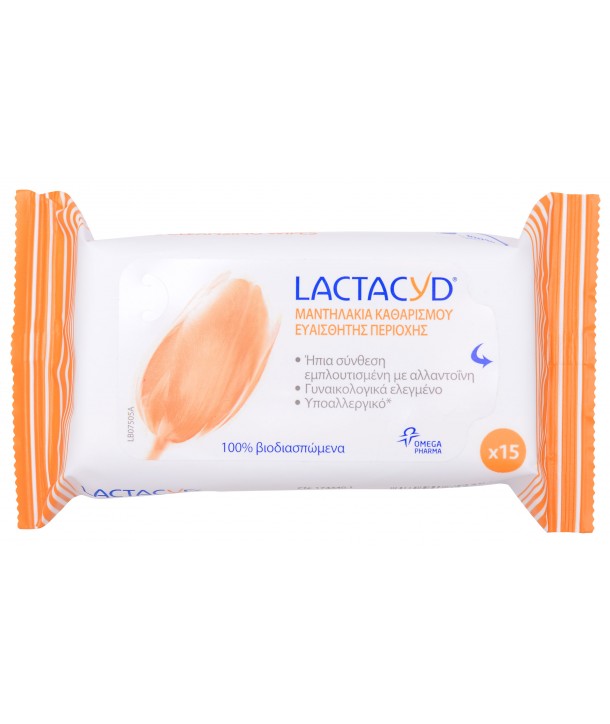 LACTACYD WIPES 15 PCS