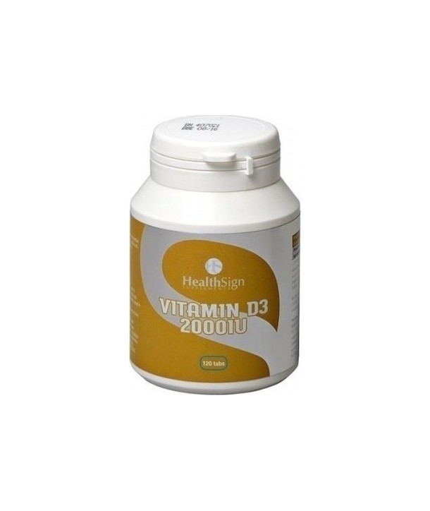 HEALTH SIGN VITAMIN D3 2000IU 120 TABS