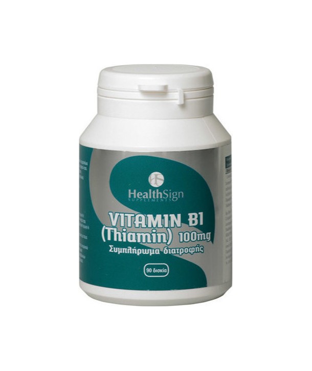 HEALTH SIGN VITAMIN B1 THIAMIN 100mg 90 TABS
