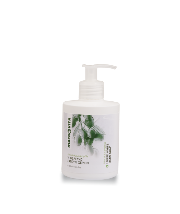MACROVITA LIQUID WHITE HAND SOAP OLIVE OIL CAMOMILE 300ml