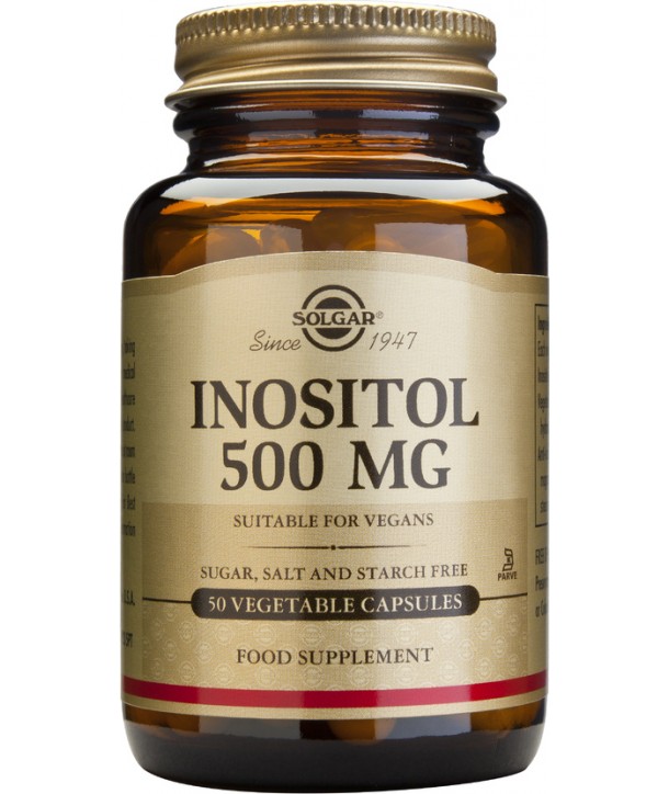 SOLGAR INOSITOL 500mg 50 VEG.CAPS
