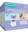 LANSINOH BREASTMILK STORAGE BOOTLES 4x160ml