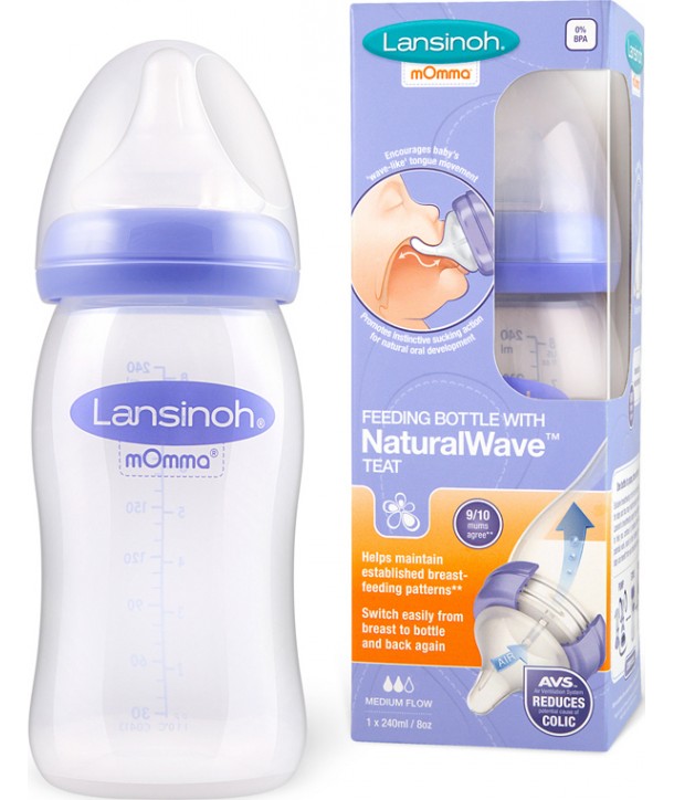 LANSINOH FEEDING BOTTLE 240ml
