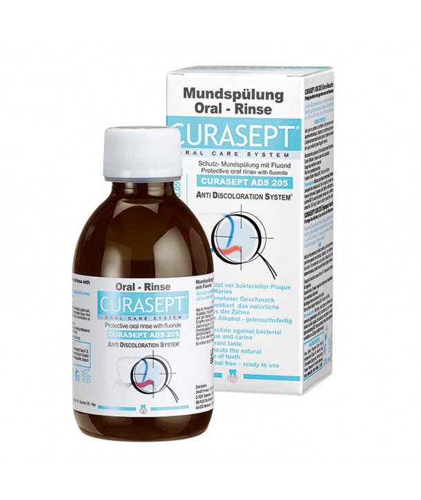 CURASEPT ADS 205 0,05% CHX + 0,05% F, MOUTH WASH 200 ML