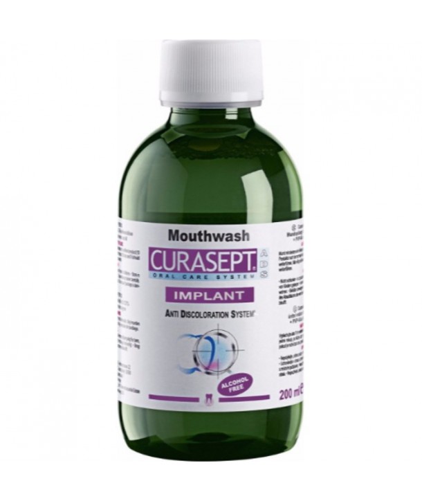 CURASEPT ADS IMPLANT 220 (0,20% CHX ΜΕ PVP-VA + HA, ΣΤΟΜΑΤΙΚΟ ΔΙΑΛΥΜΑ 200 ML
