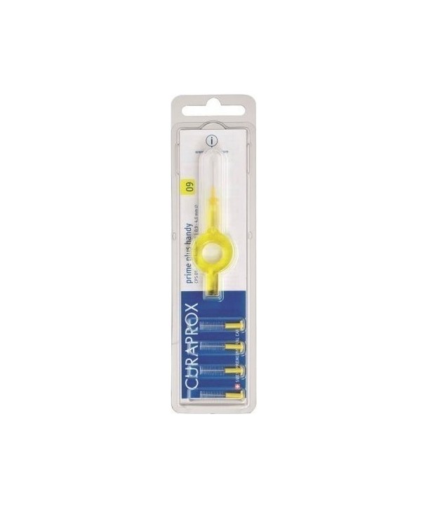 CURAPROX CPS 09 RPIME PLUS HANDY INTERDENTAL BRUSHES YELLOW 5PC