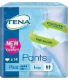 TENA PANTS PLUS LARGE 14 PCS