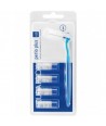 CURAPROX PERIO PLUS 410 INTERDENTAL BRUSHES BLUE 5PC WITH HOLDER