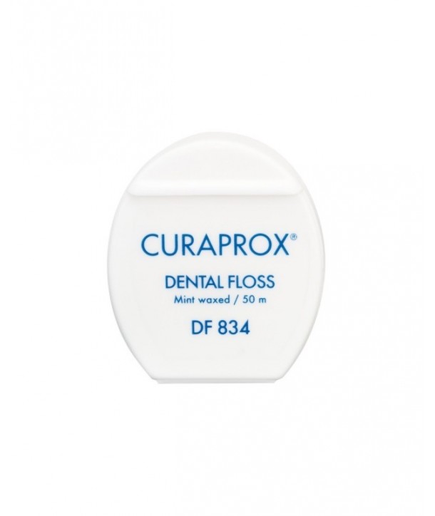 CURAPROX DF 834 DENTAL FLOSS (50M) WAXED MINT TASTE
