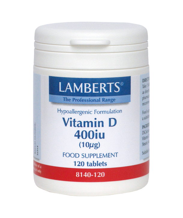 LAMBERTS VITAMIN D 400IU 120 TABS