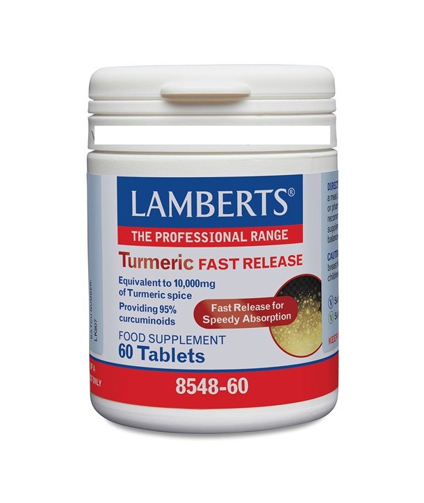 LAMBERTS TURMERIC FAST RELEASE 60 TABS
