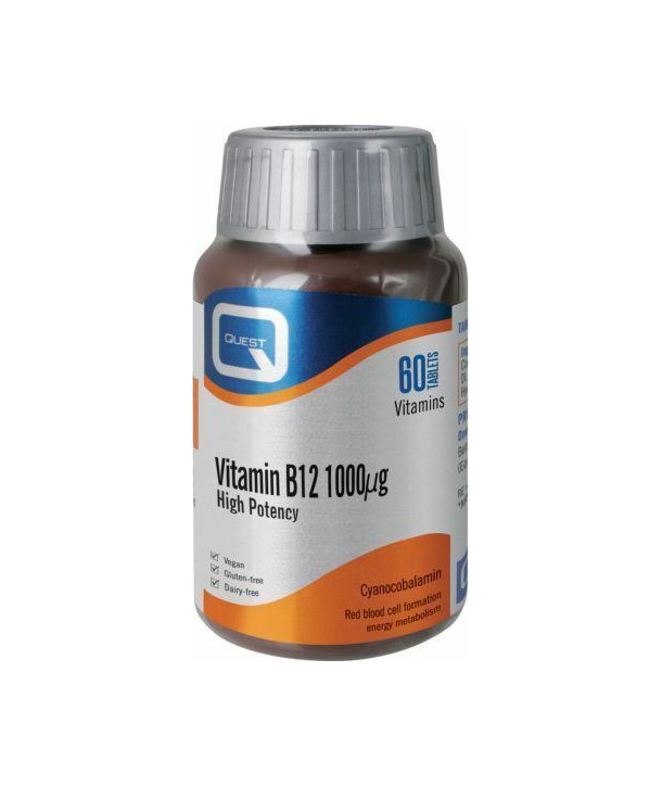 QUEST VITAMIN B12 1000μg 60 TABS