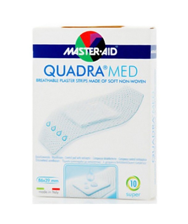 MASTER AID QUADRA MED 10 STRIP SUPER