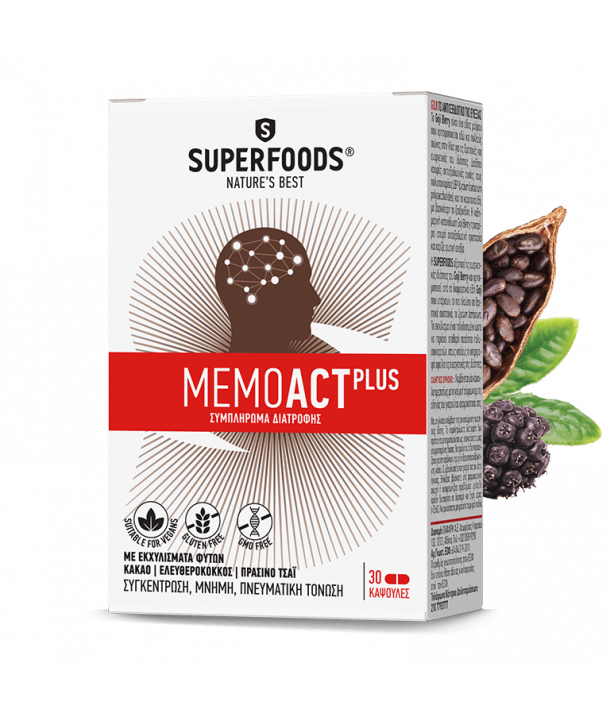 SUPERFOODS MEMOACT PLUS 30 CAPS