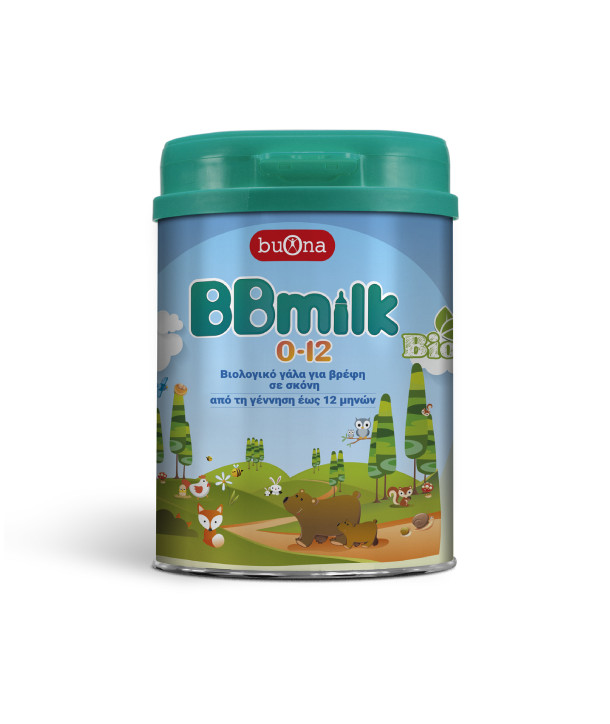 BUONA BB MILK 0-12 BIO ΣΚΟΝΗ 750gr