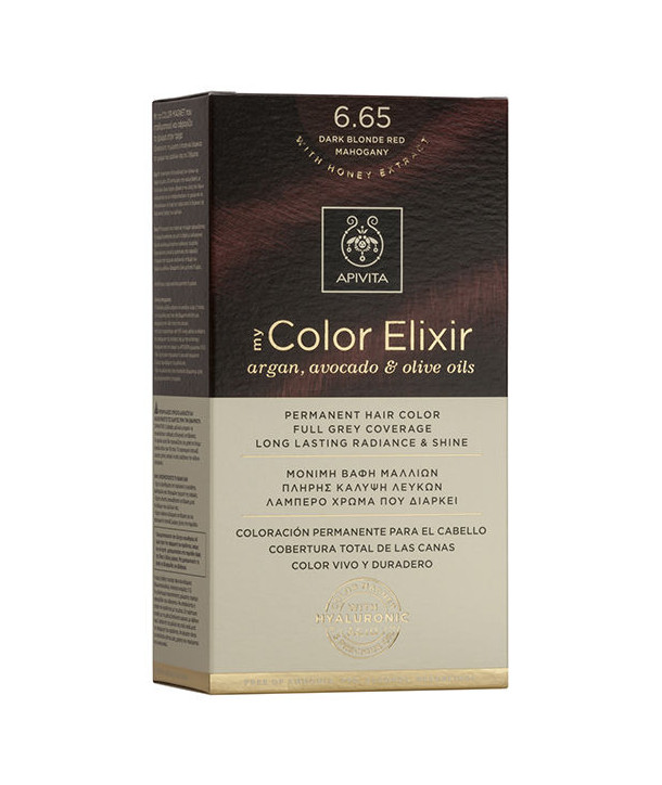 APIVITA MY COLOR ELIXIR 6.65 DARK BLOND RED 50ml