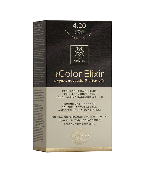 APIVITA MY COLOR ELIXIR 4.20 BROWN VIOLET 50ml