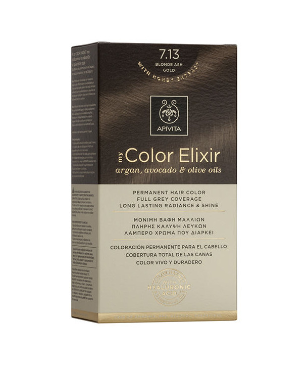 APIVITA MY COLOR ELIXIR 7.13 BLONDE ASH GOLD 50ml