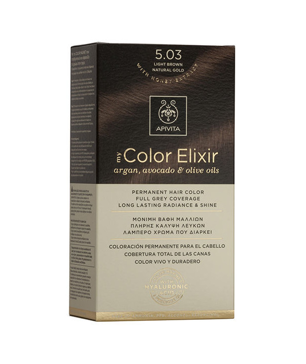 APIVITA MY COLOR ELIXIR 5.03 LIGHT BROWN NATURAL GOLD 50ml