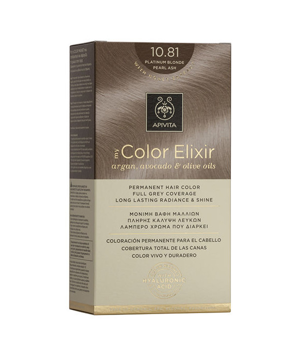 APIVITA MY COLOR ELIXIR 10.81 PLATINUM BLONDE PEARL ASH 50ml