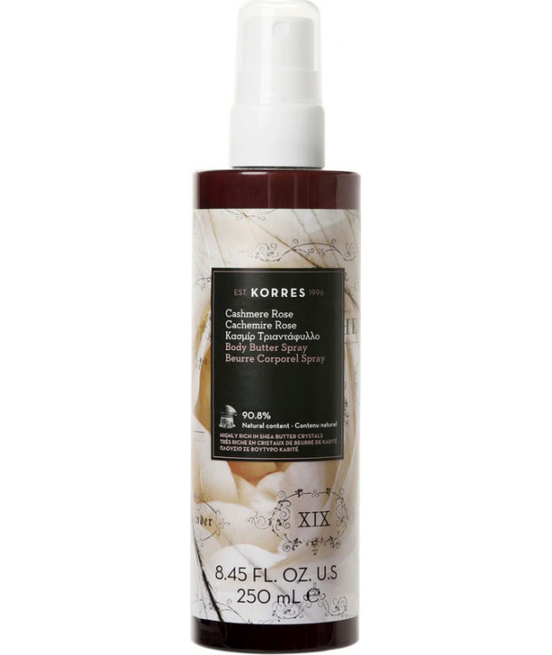 KORRES CASHMERE ROSE BODY BUTTER SPRAY 250ml