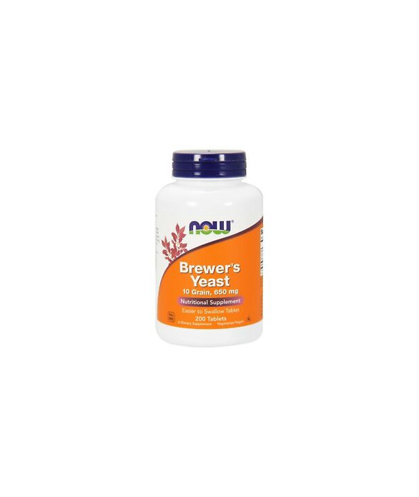 NOW FOODS BREWER'S YEAST 650mg 200 TABS