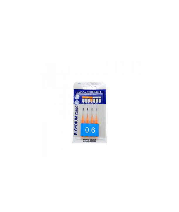 ELGYDIUM CLINIC MONO COMPACT ORANGE 0.6 4 PIECES