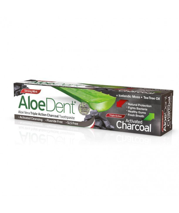 OPTIMA ALOE DENT CHARCOAL ΟΔΟΝΤΟΚΡΕΜΑ 100ml