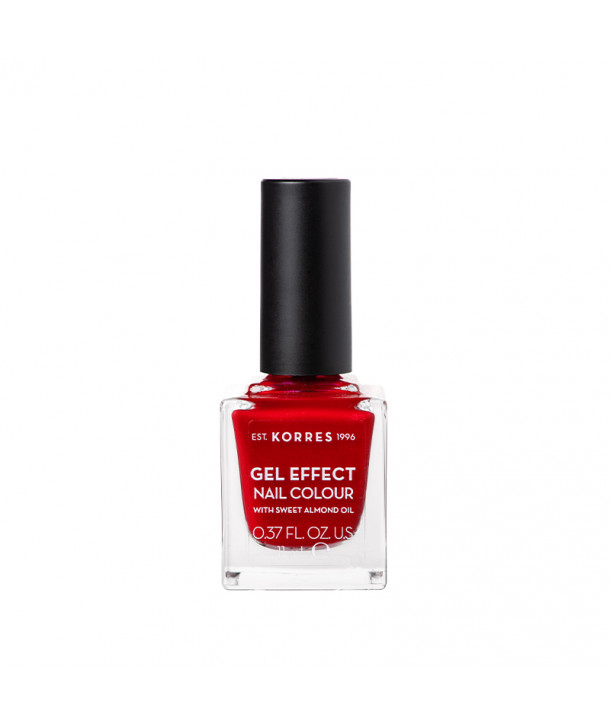 KORRES GEL EFFECT NAIL COLOUR No 54 MELTED RUBIES 11ml