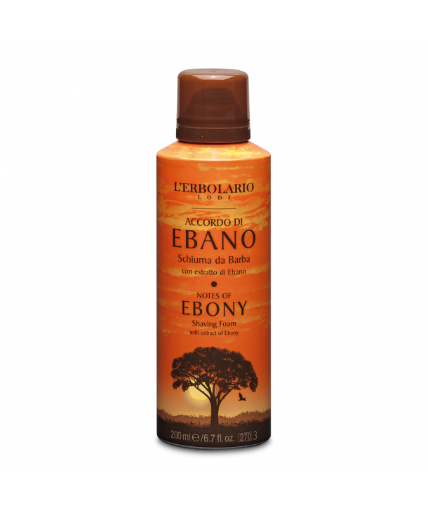L'ERBOLARIO NOTES OF EBONY SHAVING FOAM 200ml