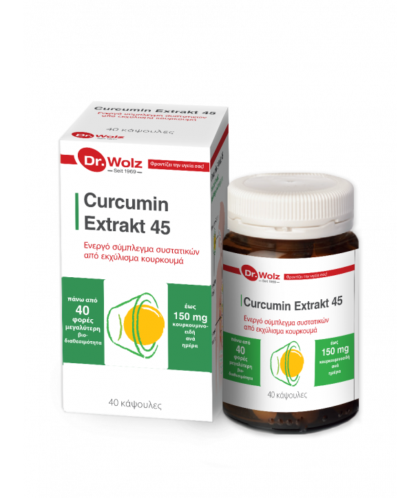 DR.WOLZ CURCUMIN EXTRAKT 45 40 CAPS