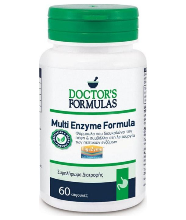 DOCTOR'S FORMULAS MULTI ENZYME FORMULA 60 CAPS