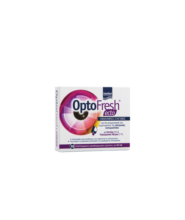 INTERMED OPTOFRESH ECTO EYE DROPS 10 VIALS x 0.5ml