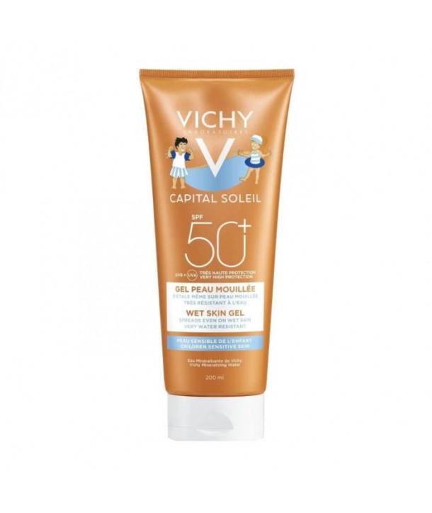 VICHY CAPITAL SOLEIL KIDS WET SKIN GEL SPF50+ 200ml