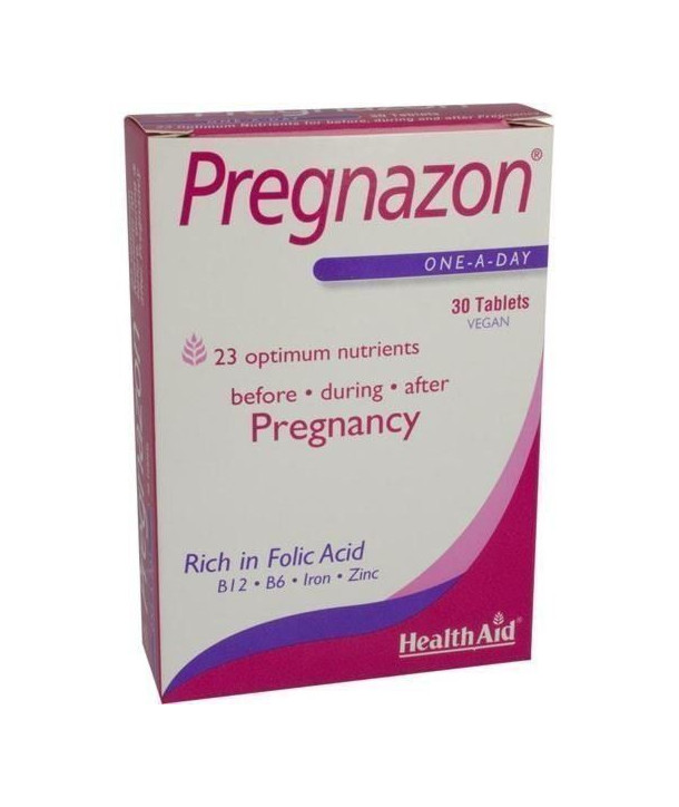 HEALTH AID PREGNAZON 30 TABS