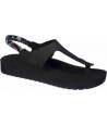 SCHOLL ELLA FLIP FLOP BLACK SANDALS