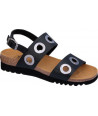 SCHOLL LARA SANDAL ΜΑΥΡΑ ΣΑΝΔΑΛΙΑ