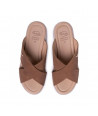 SCHOLL ARLET BROWN SANDALS
