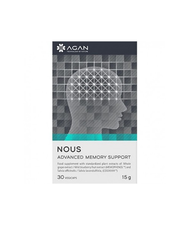 AGAN NOUS ADVANCED MEMORY SUPPORT 30 CAPS