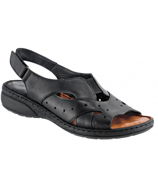 APOLLON NATURELLE ROSIE BLACK SANDALS